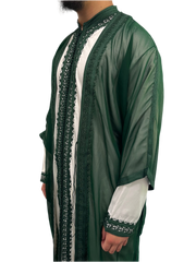 Moroccan Jabador 3 piece set emerald green