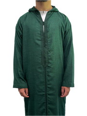 Moroccan Djelleba emerald green size (58)