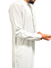 Zibda Emirati Thobe (White)