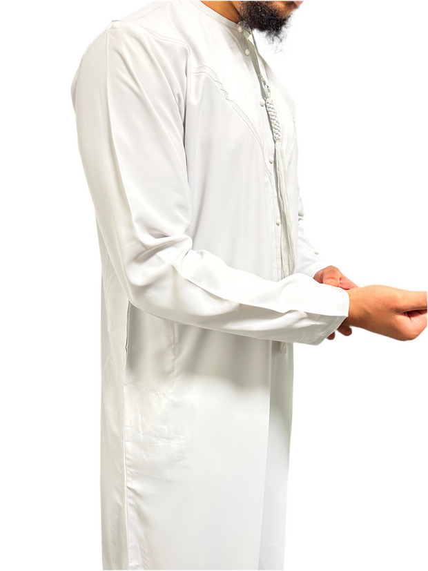 Zibda Emirati Thobe (White)