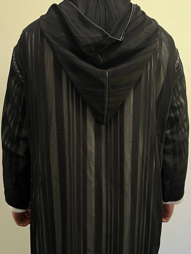 Moroccan overlayer black size (54”)